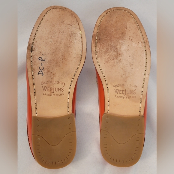 G.H. Bass & Co. Weejuns Wynn Poppy Penny Loafers Size 7M - Picture 6 of 9